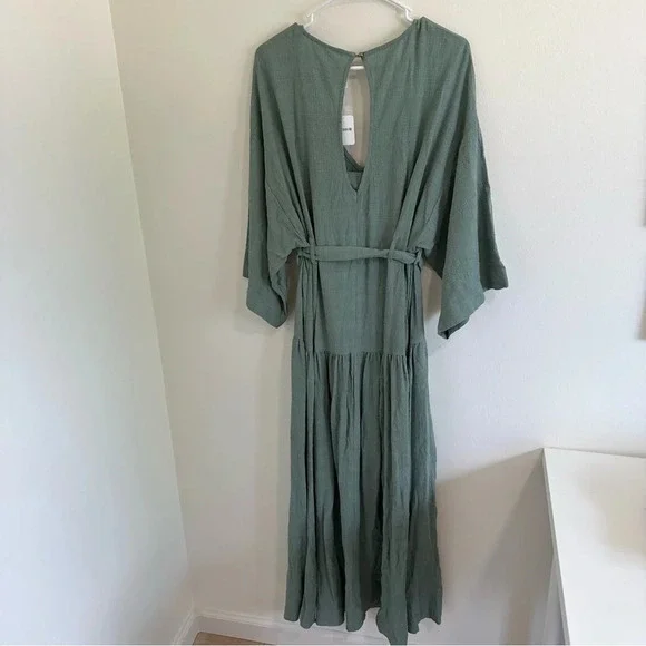 Free People Ellie Maxi Dress NWT small Boho Prairie Cottagecore - Picture 4 of 6